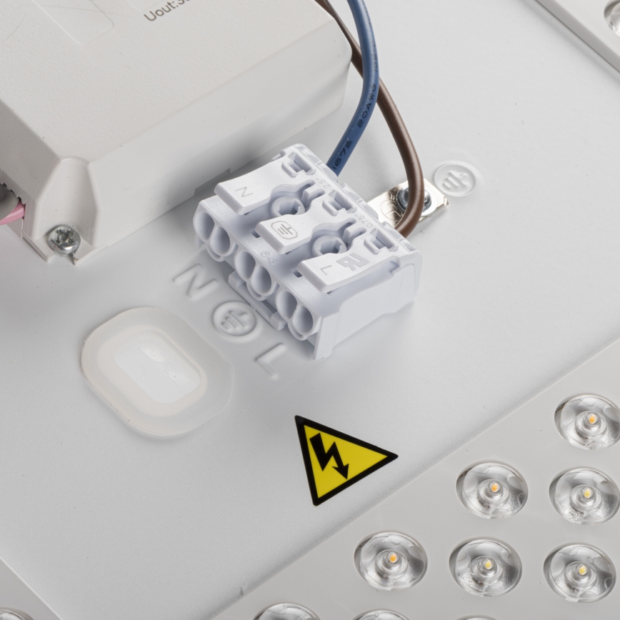 Dimbare LED-plafondlamp LIXAN LED/65W/230V 3000-6500K Ø 48,6 cm wit/zilver + afstandsbediening