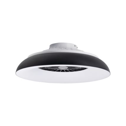 LED RGBW dimbare plafondlamp met ventilator PLAVE PAN LED/48W/230V 3000-6500K Ø 60 cm zwart + afstandsbediening