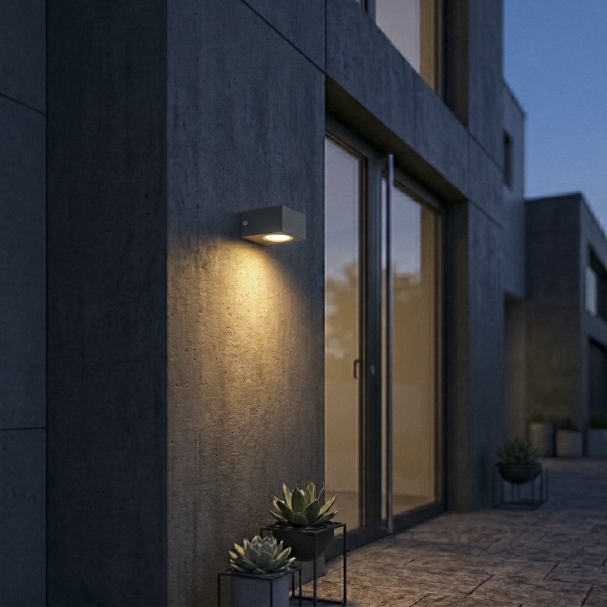Buitenmuurlamp LEGINO 1xGX53/11W/230V 80 cm IP65 antraciet