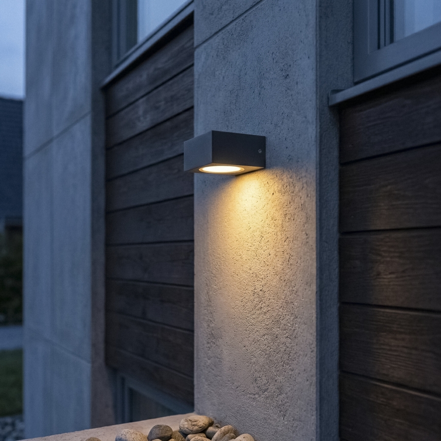Buitenmuurlamp LEGINO 1xGX53/11W/230V 80 cm IP65 antraciet