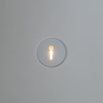 LED-traparmatuur met bewegings- en schemersensor MAGNIK LED/1,7W/230V 2700/3300/3900/4600/5700K wit, rond