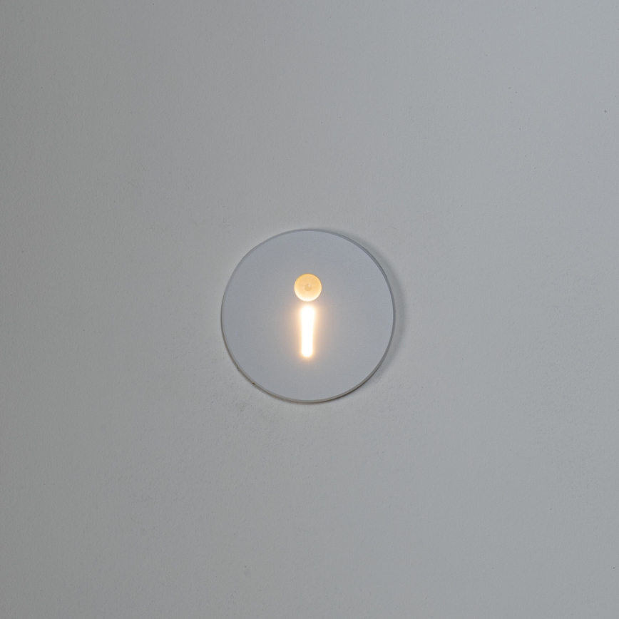 LED-traparmatuur met bewegings- en schemersensor MAGNIK LED/1,7W/230V 2700/3300/3900/4600/5700K wit, rond