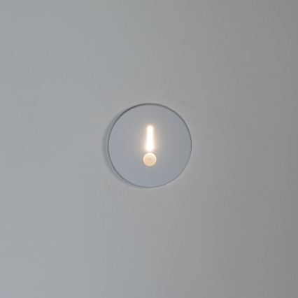 LED-traparmatuur met bewegings- en schemersensor MAGNIK LED/1,7W/230V 2700/3300/3900/4600/5700K wit, rond