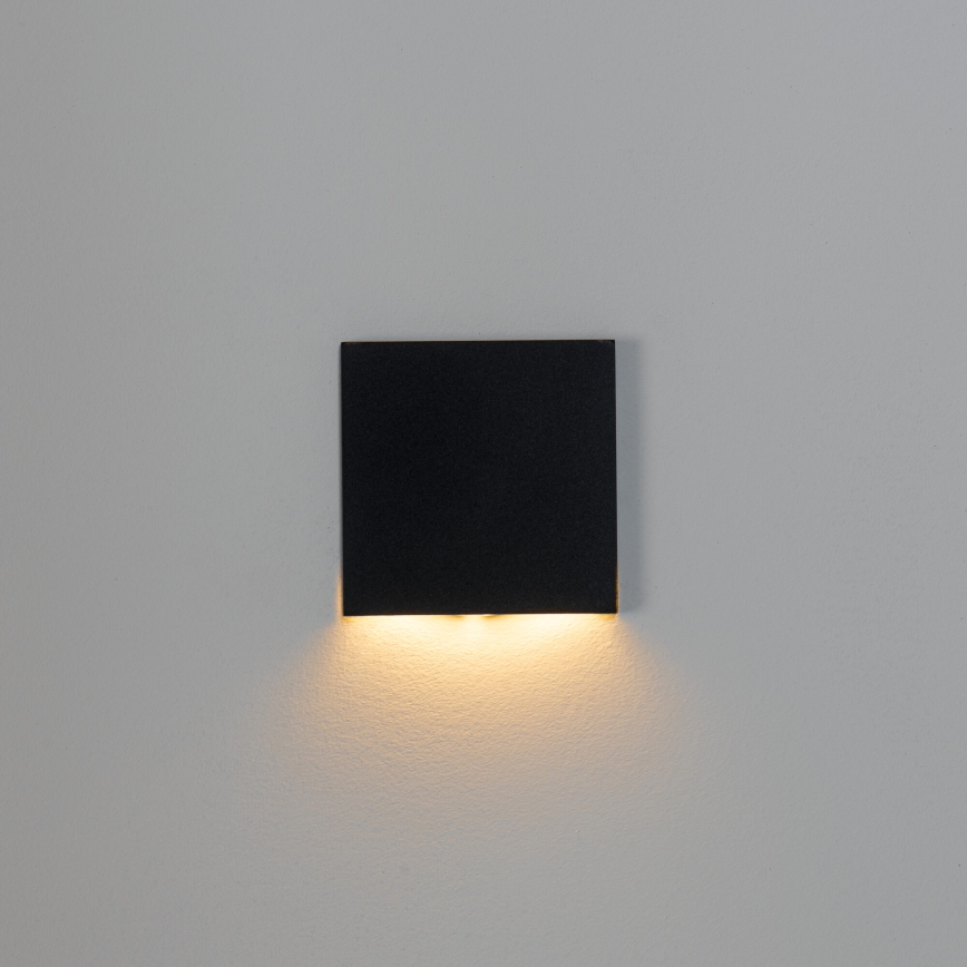 LED trapverlichtingsarmatuur MAGNIK LED/1,7W/230V 2700/3300/3900/4600/5700K zwart vierkant