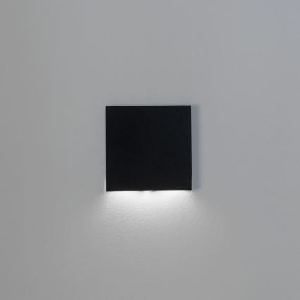 LED trapverlichtingsarmatuur MAGNIK LED/1,7W/230V 2700/3300/3900/4600/5700K zwart vierkant
