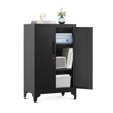 Kantoorkast KAZE 60x40 cm zwart