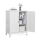 Kantoorkast KAZE 80x40 cm wit