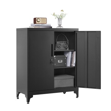 Kantoorkast KAZE 80x40 cm zwart