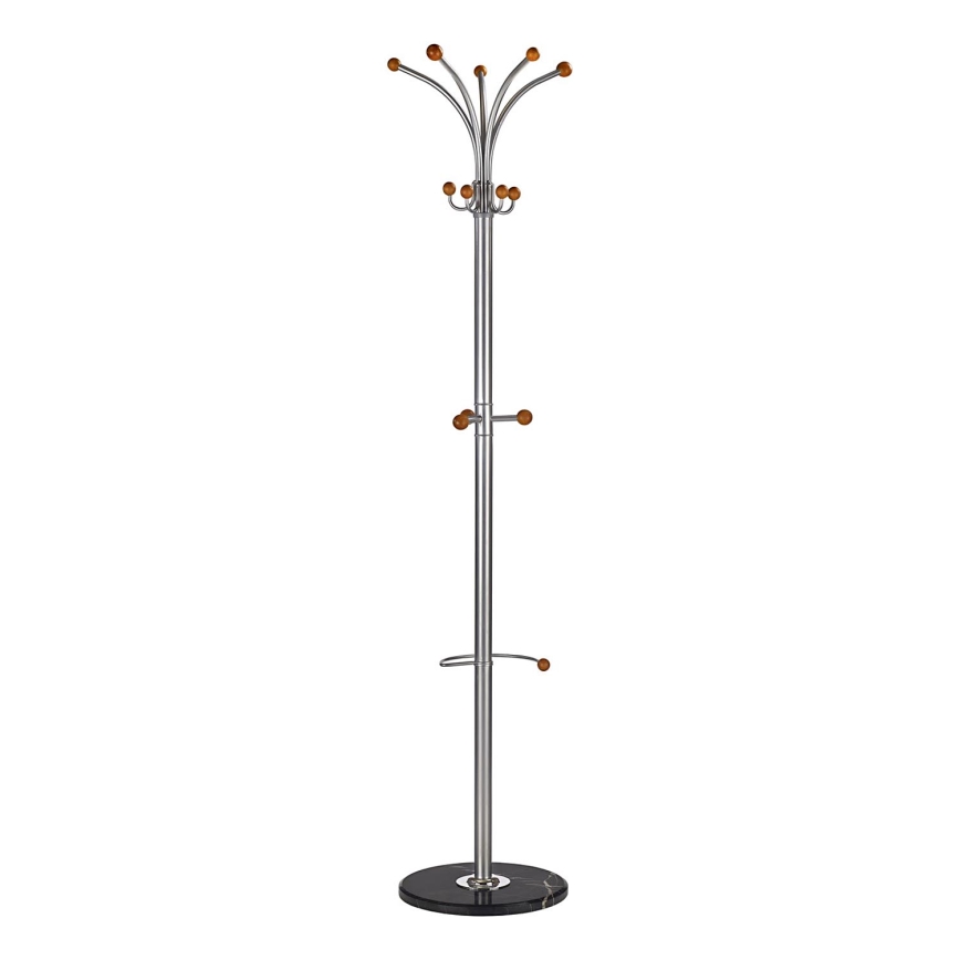 Kapstok 180x38 cm mat chroom