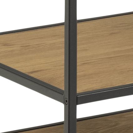 Kapstok SARON eik/zwart