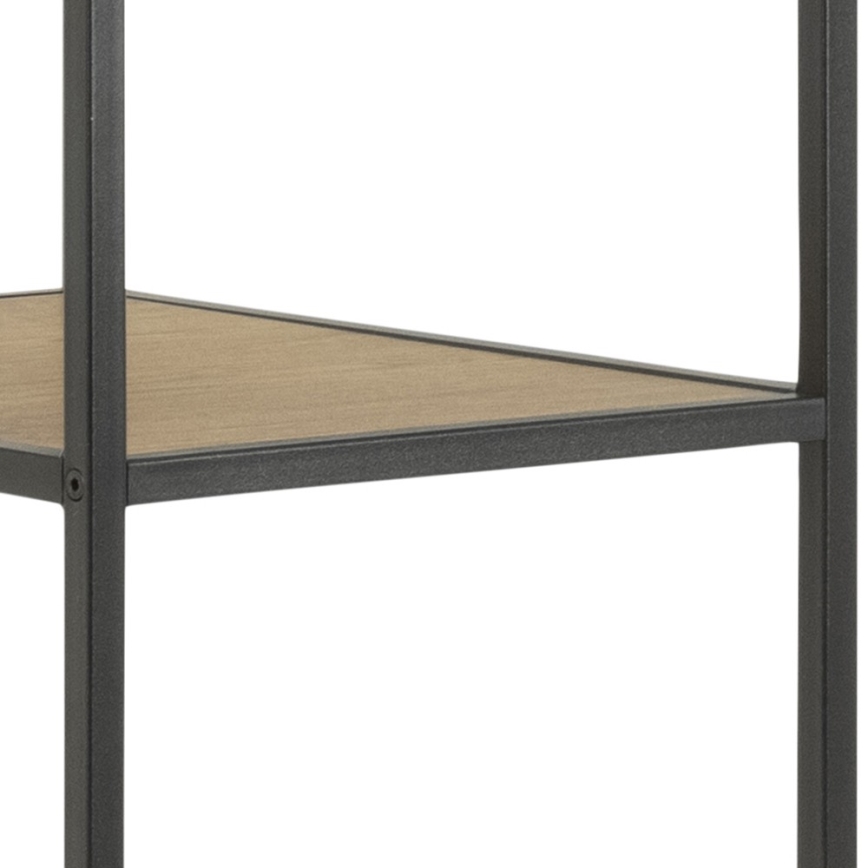 Kapstok SARON eik/zwart