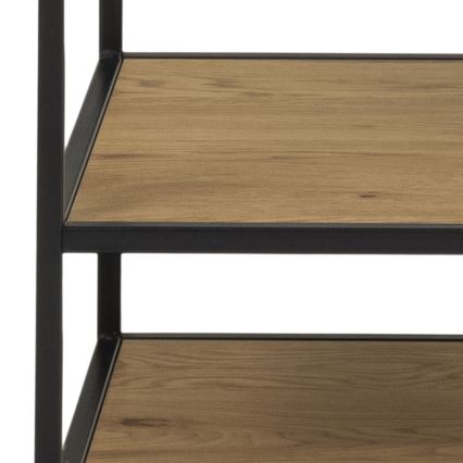 Kapstok SARON eik/zwart