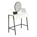 Kaptafel AGNES 120x80 cm wit/zwart
