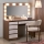 Kaptafel AMORIO 120x55 cm kasjmier/walnoot decor