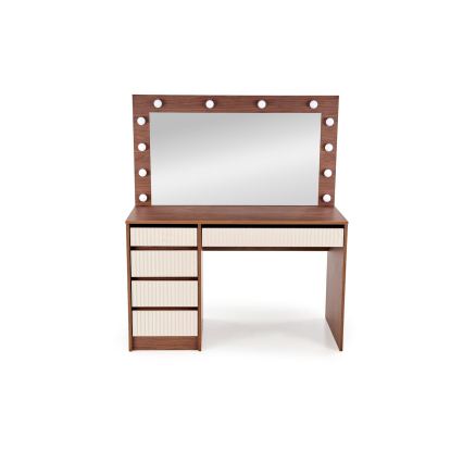 Kaptafel AMORIO 120x55 cm kasjmier/walnoot decor