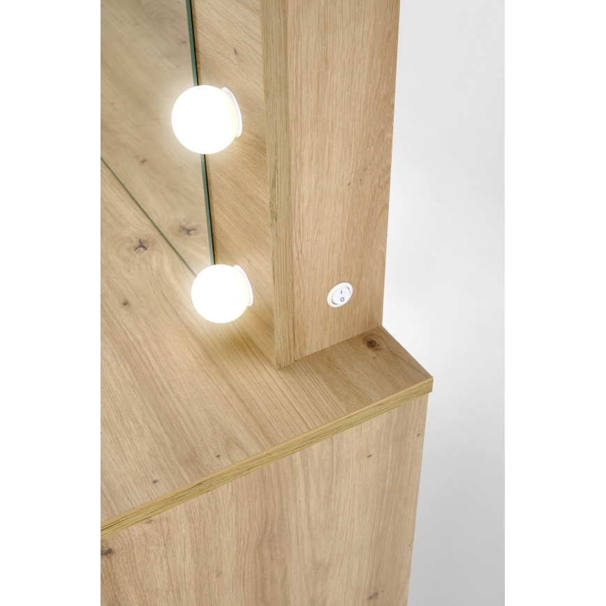 Kaptafel AMORIO 94x43 cm artisan eiken