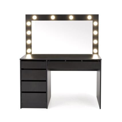 Kaptafel AMORIO zwart