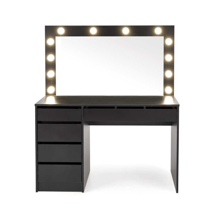 Kaptafel AMORIO zwart