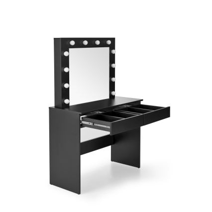 Kaptafel AMORIO zwart