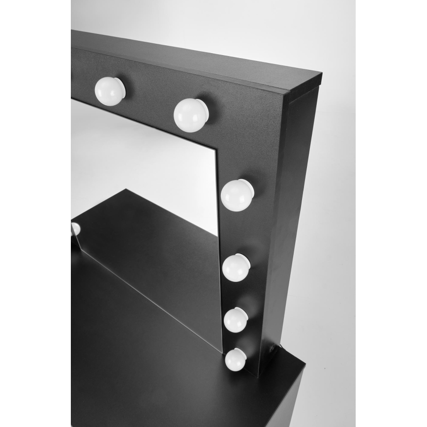 Kaptafel AMORIO zwart
