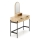 Kaptafel CARMEN 136x104 cm beige/zwart