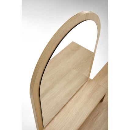 Kaptafel CARMEN 136x104 cm beige/zwart