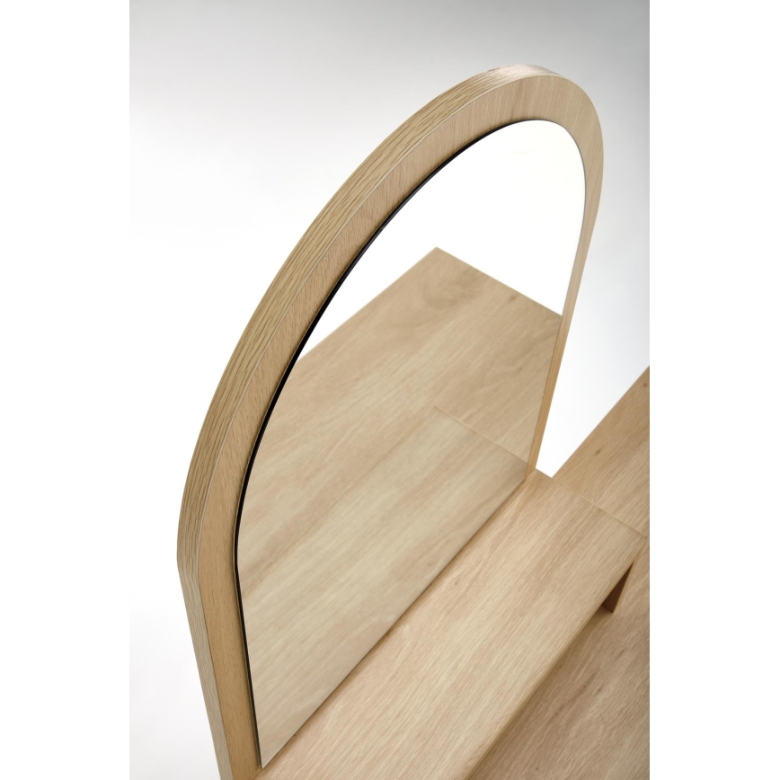 Kaptafel CARMEN 136x104 cm beige/zwart