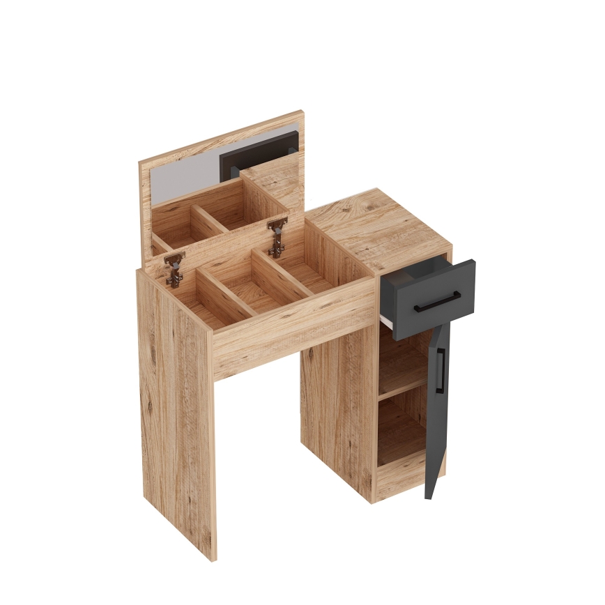 Kaptafel INCI 108,8x77 cm grenen atlantic/antraciet