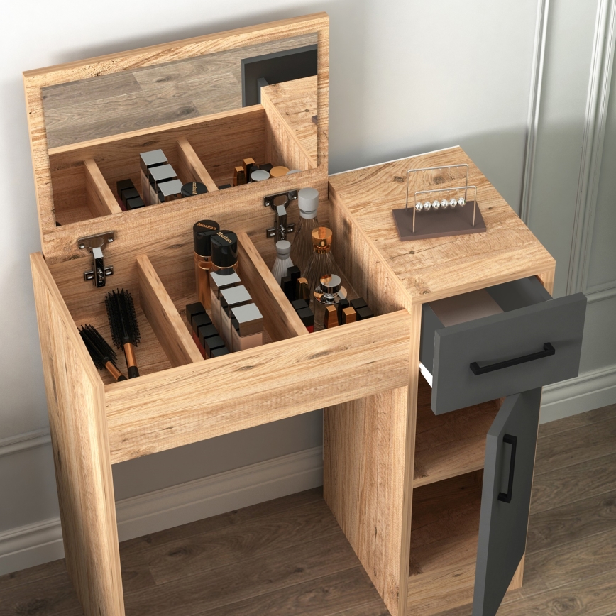 Kaptafel INCI 108,8x77 cm grenen atlantic/antraciet