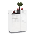 Kast met lades FRED wit/grijs