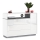 Kast met lades FRED wit/grijs