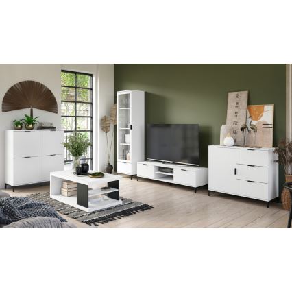 Kast met lades LORA wit