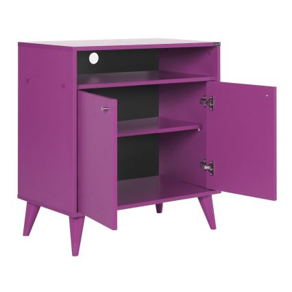 Kastje 79x73 cm paars