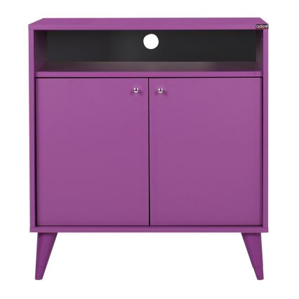 Kastje 79x73 cm paars