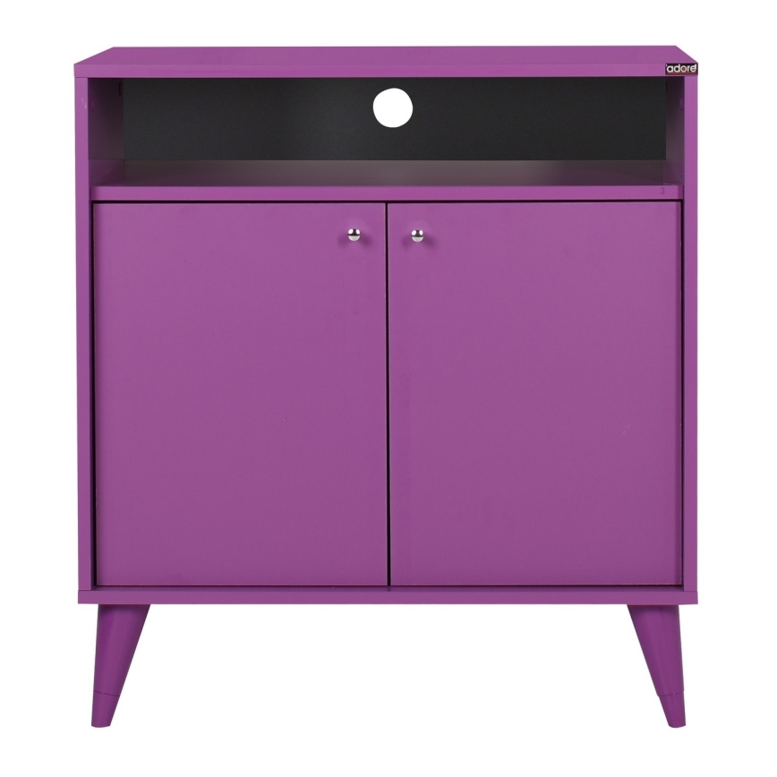 Kastje 79x73 cm paars