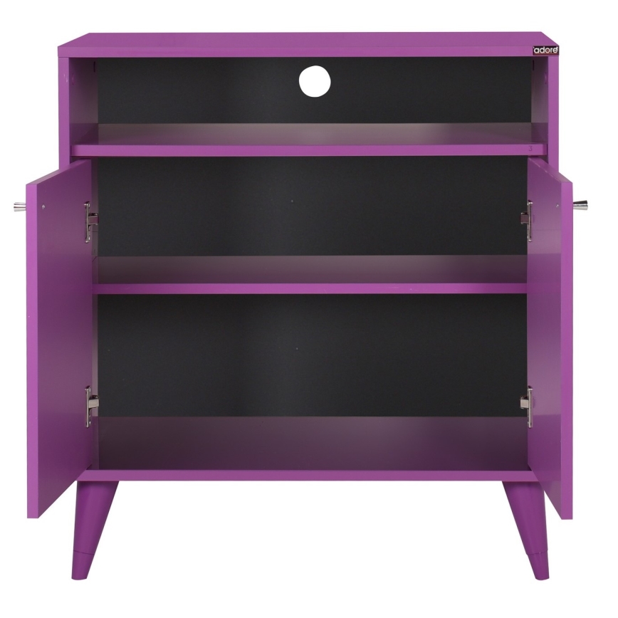 Kastje 79x73 cm paars