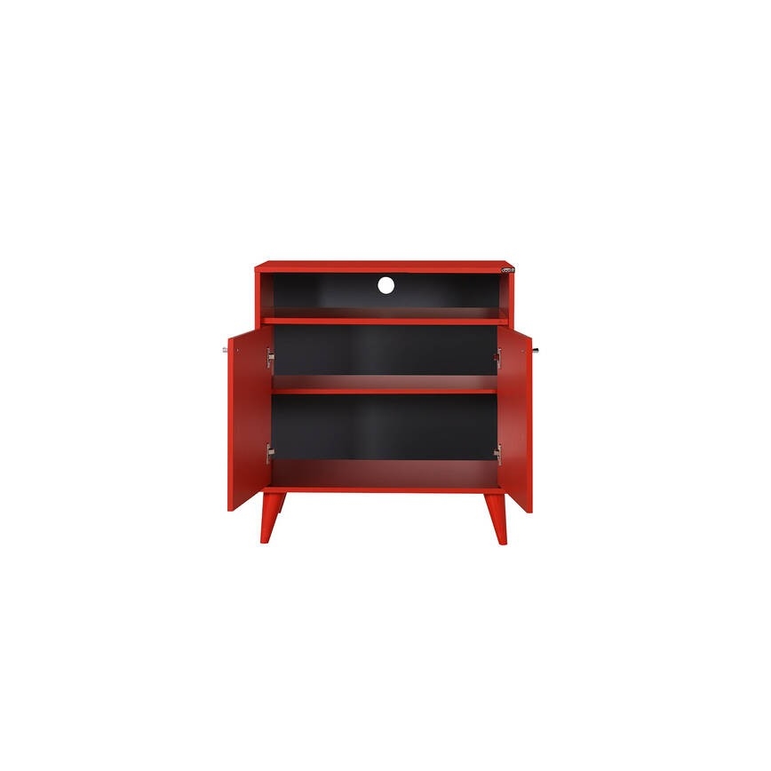 Kastje 79x73 cm rood