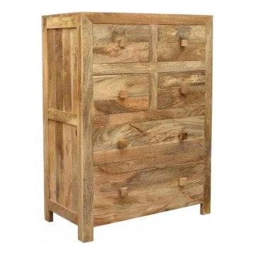 Kastje HINA 120x90 cm massief hout/mangoboom
