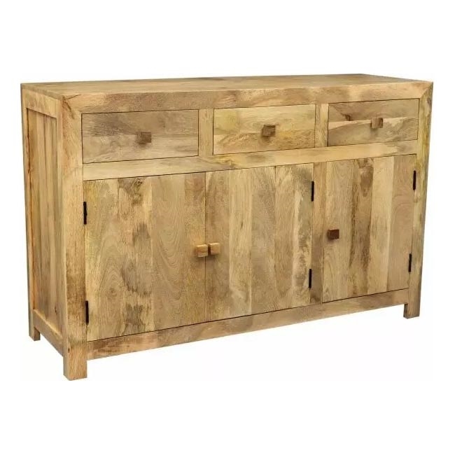 Kastje HINA 90x140 cm massief hout/mangoboom