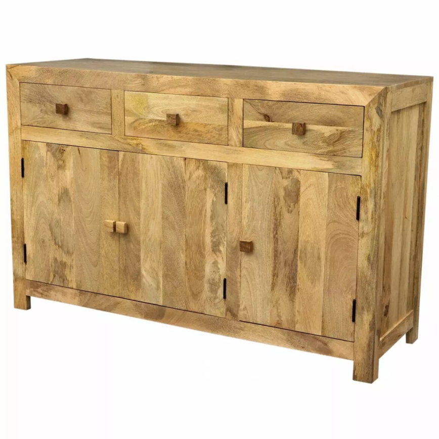 Kastje HINA 90x140 cm massief hout/mangoboom