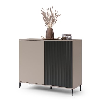 Kastje RONJA taupe/zwart
