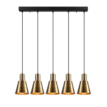 KEM hanglamp 5xE27/40W/230V goud