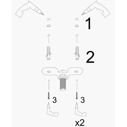 KEM Hanglamp 7xE27/40W/230V Goud