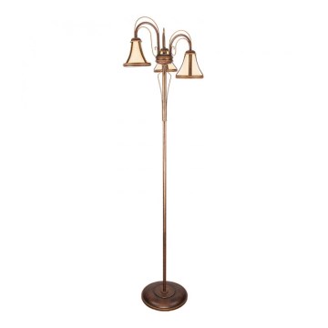 Kemar T/LS/3 - Staande Lamp TANAJA 3xE14/60W/230V rood