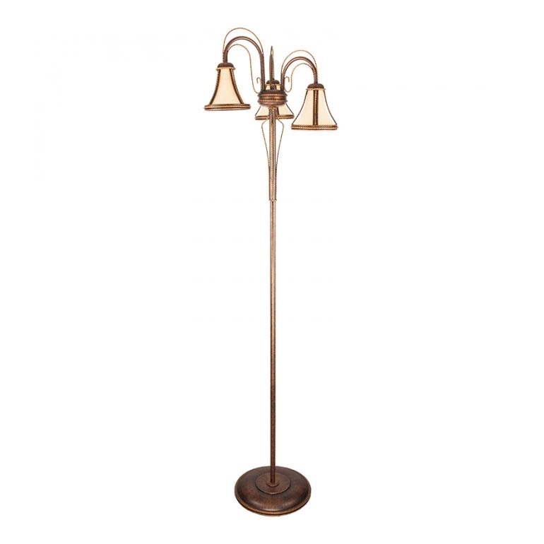 Kemar T/LS/3 - Staande Lamp TANAJA 3xE14/60W/230V rood