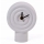 Keramische tafelklok 16 cm, 1x AA-batterij, wit