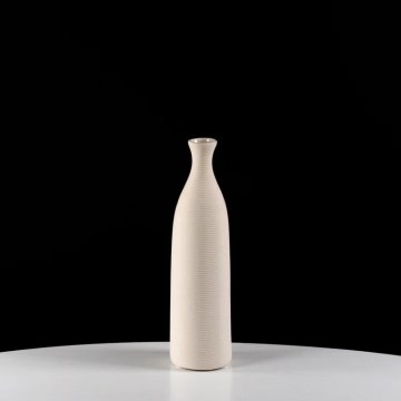 Keramische vaas 25 cm wit
