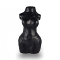 Keramische vaas 30 cm, zwart
