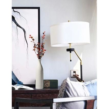 Keramische vaas 46 cm wit