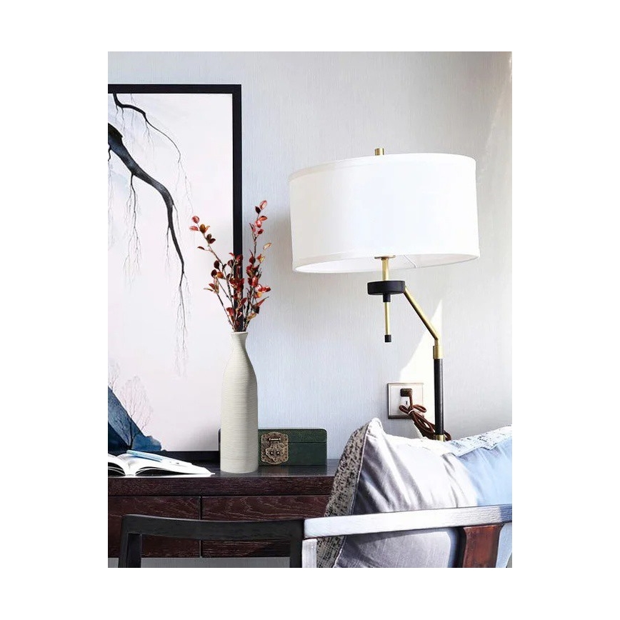 Keramische vaas 46 cm wit